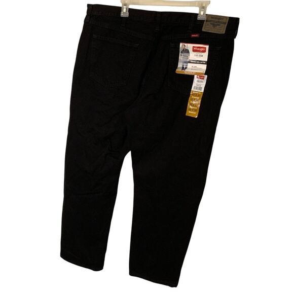Wrangler Five Star Relaxed Fit Jeans Black Size 42x30 Men’s Durable Cotton - Picture 4 of 10